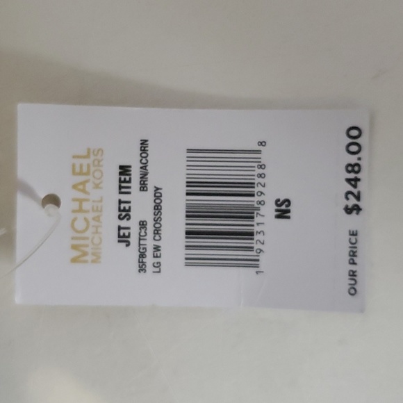 NWT Michael Kors Jet Set Crossbody Signature Coated Canvas (Firm Price) - Picture 11 of 15